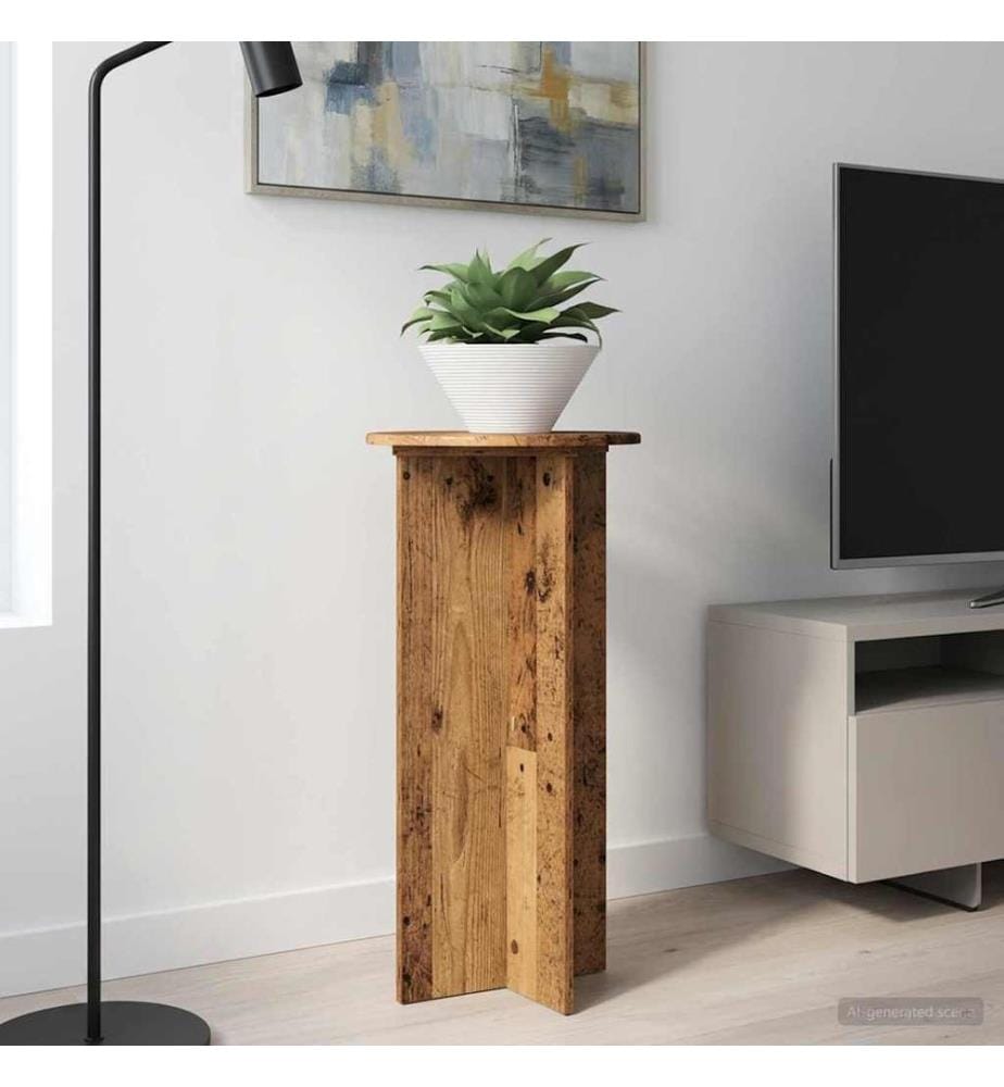 Support de Plante 2 pcs Bois ancien 40 x 40 x 80 cm