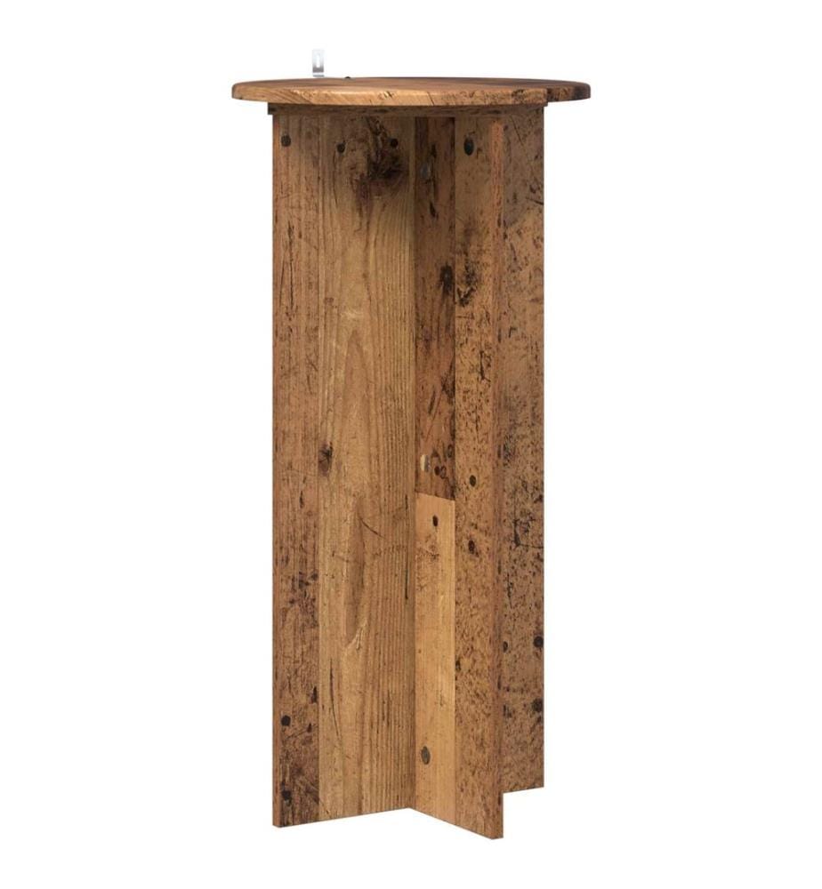 Support de Plante 2 pcs Bois ancien 40 x 40 x 80 cm