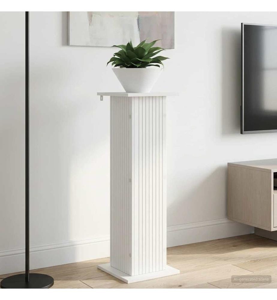 Support de Plante Blanc 30,5 x 30 x 100,5 cm Bois d'ingénierie