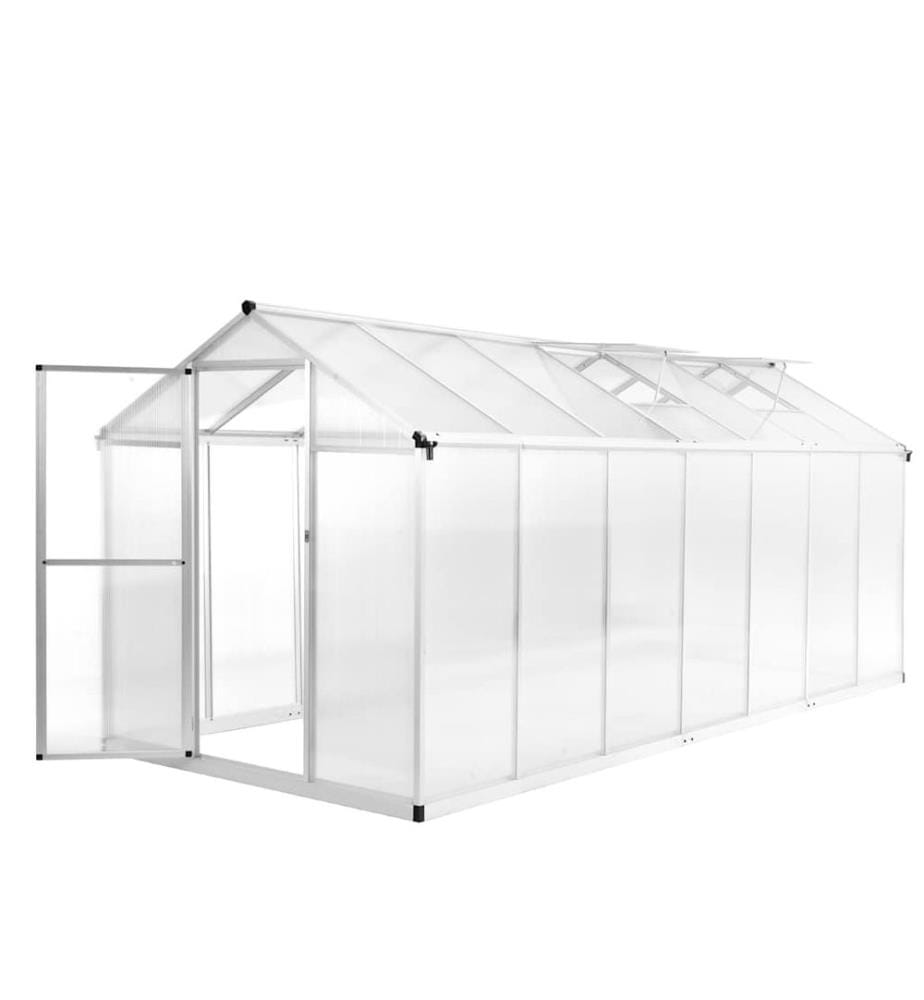 Serre Aluminium 421x190x195 cm 15,6 m³