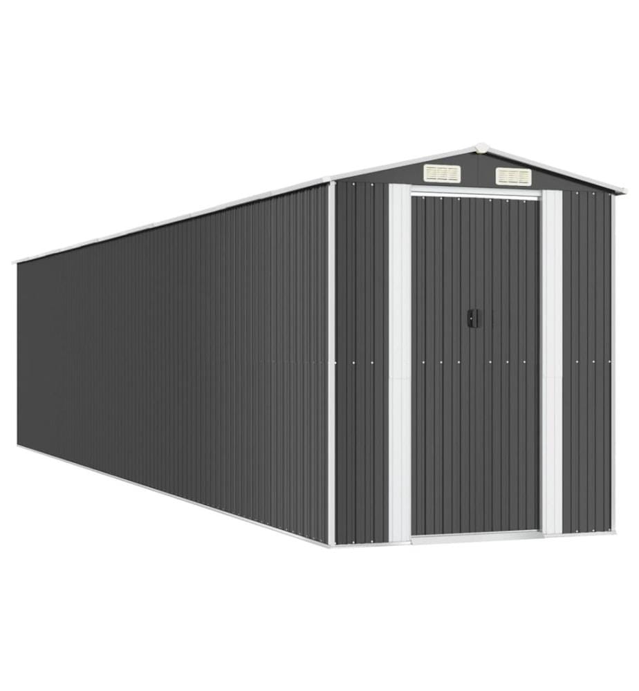 Abri de jardin Anthracite 192x938x223 cm Métal galvanisé