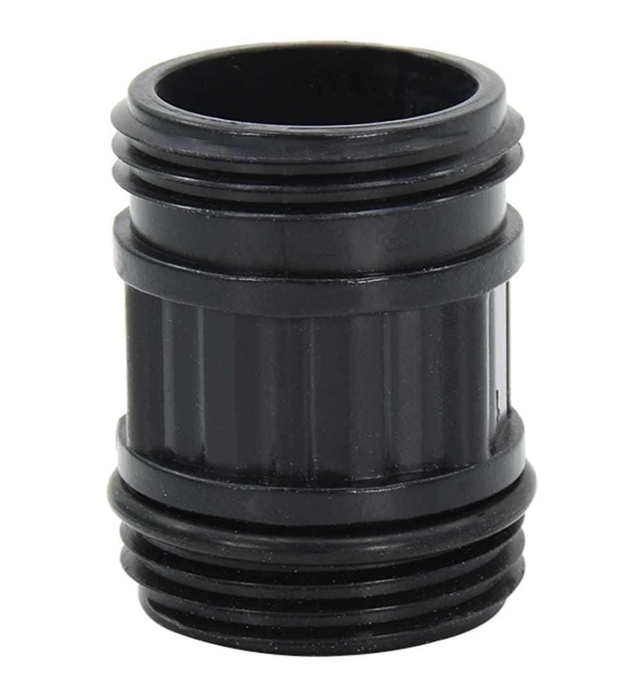Tuyau d'aspiration avec raccords en PVC noir 1' 10 m PVC