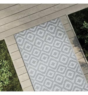 Outdoor-Teppich ARAKIL Grau 80x150 cm PP