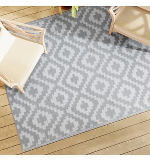 Outdoor-Teppich ARAKIL Grau 160x230 cm PP