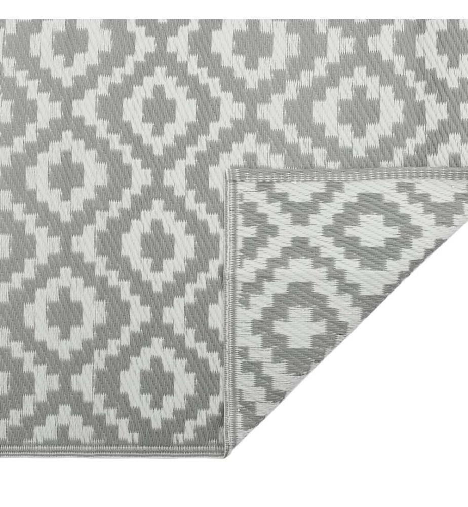 Outdoor-Teppich ARAKIL Grau 160x230 cm PP