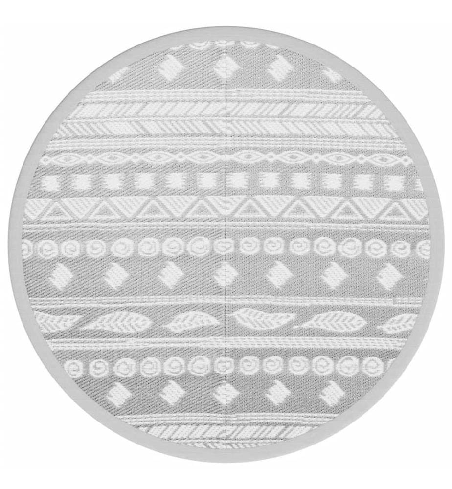 Outdoor-Teppich ARAKIL Grau Ø120 cm PP