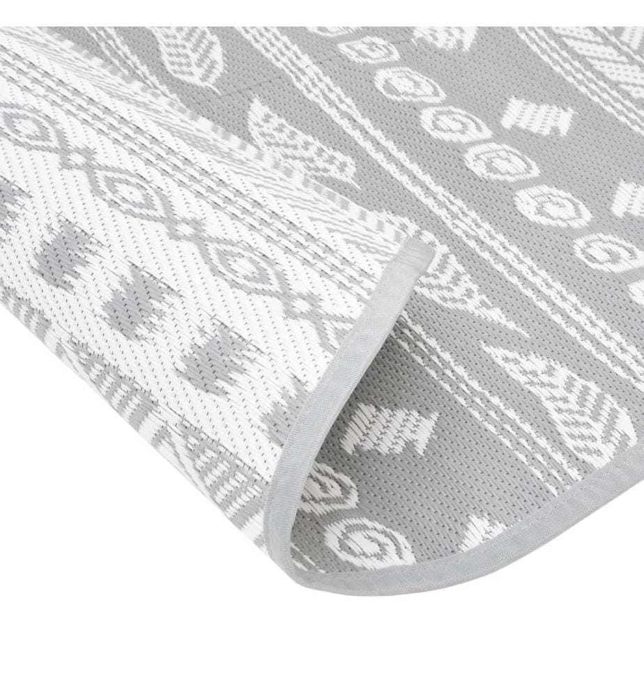 Outdoor-Teppich ARAKIL Grau Ø120 cm PP