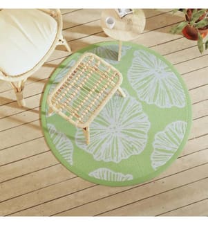 Outdoor-Teppich ARAKIL Grün Ø120 cm PP