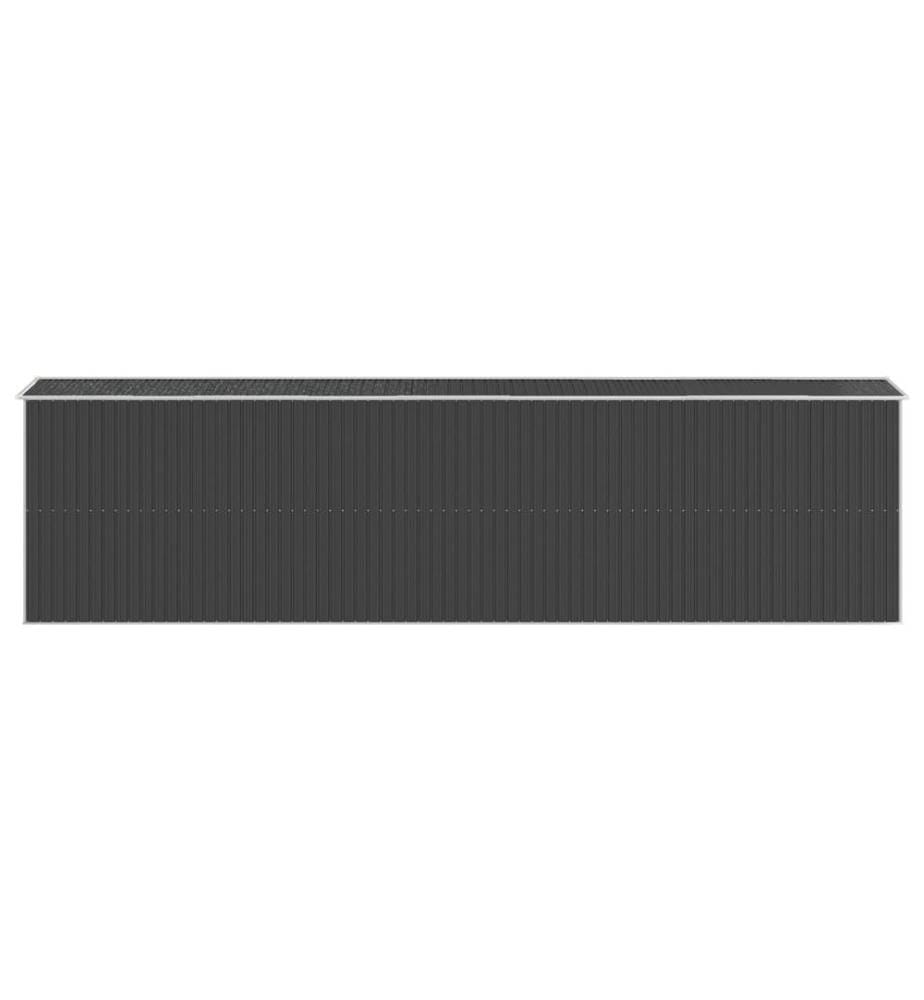 Abri de jardin Anthracite 192x772x223 cm Métal galvanisé