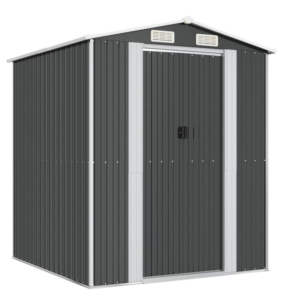 Abri de jardin Anthracite 192x191x223 cm Métal galvanisé