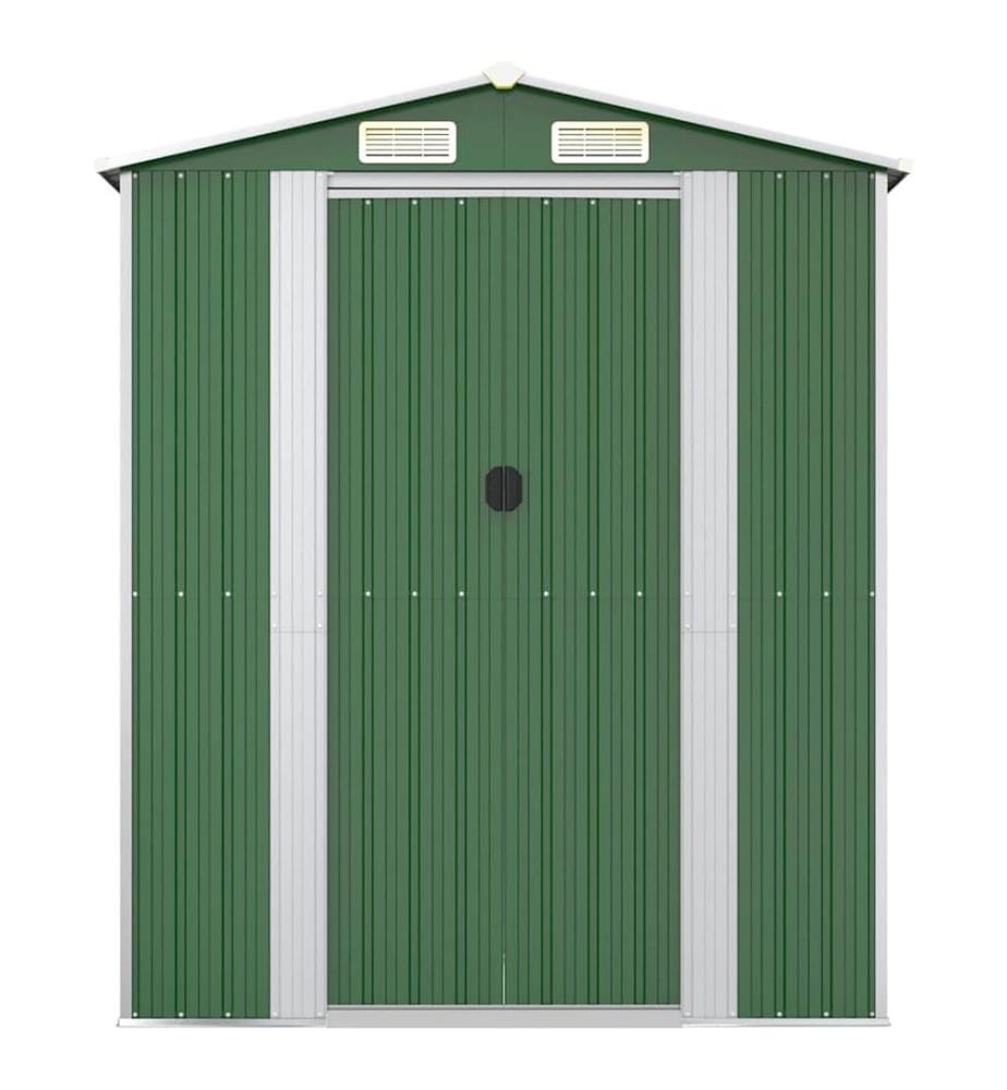 Abri de jardin Vert 192x855x223 cm Métal galvanisé