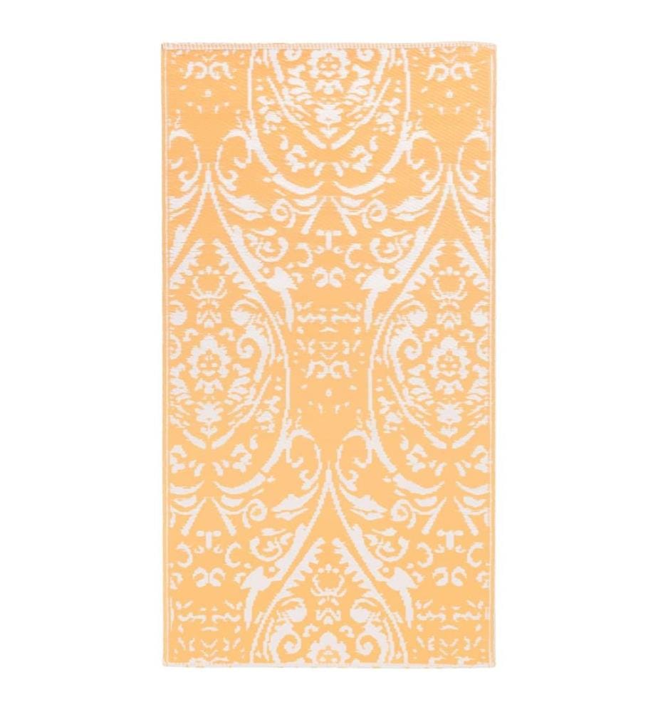 Tapis d'extérieur ARAKIL Orange et blanc 120x180 cm PP
