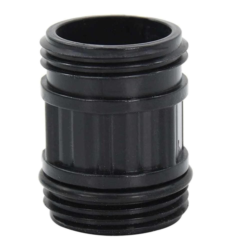 Tuyau d'aspiration avec raccords en PVC noir 1' 4 m PVC