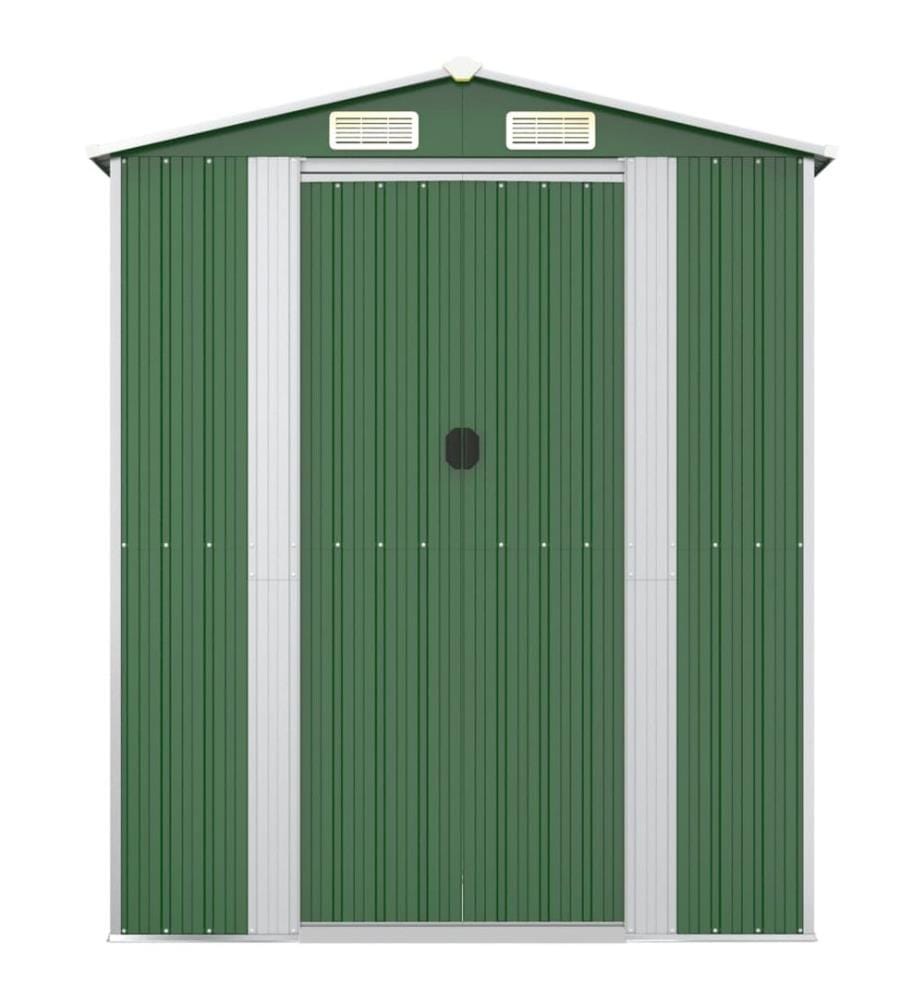 Abri de jardin Vert 192x772x223 cm Métal galvanisé
