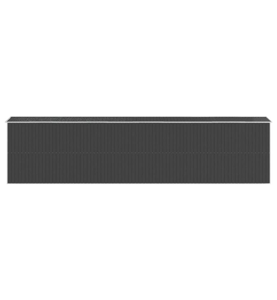 Abri de jardin Anthracite 192x855x223 cm Métal galvanisé