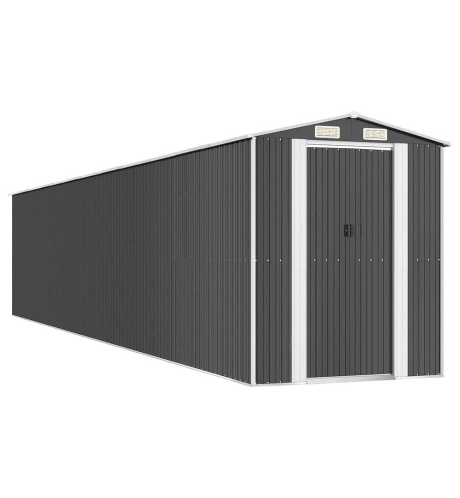 Abri de jardin Anthracite 192x1021x223 cm Métal galvanisé