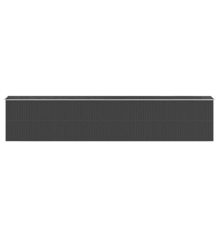 Abri de jardin Anthracite 192x1021x223 cm Métal galvanisé