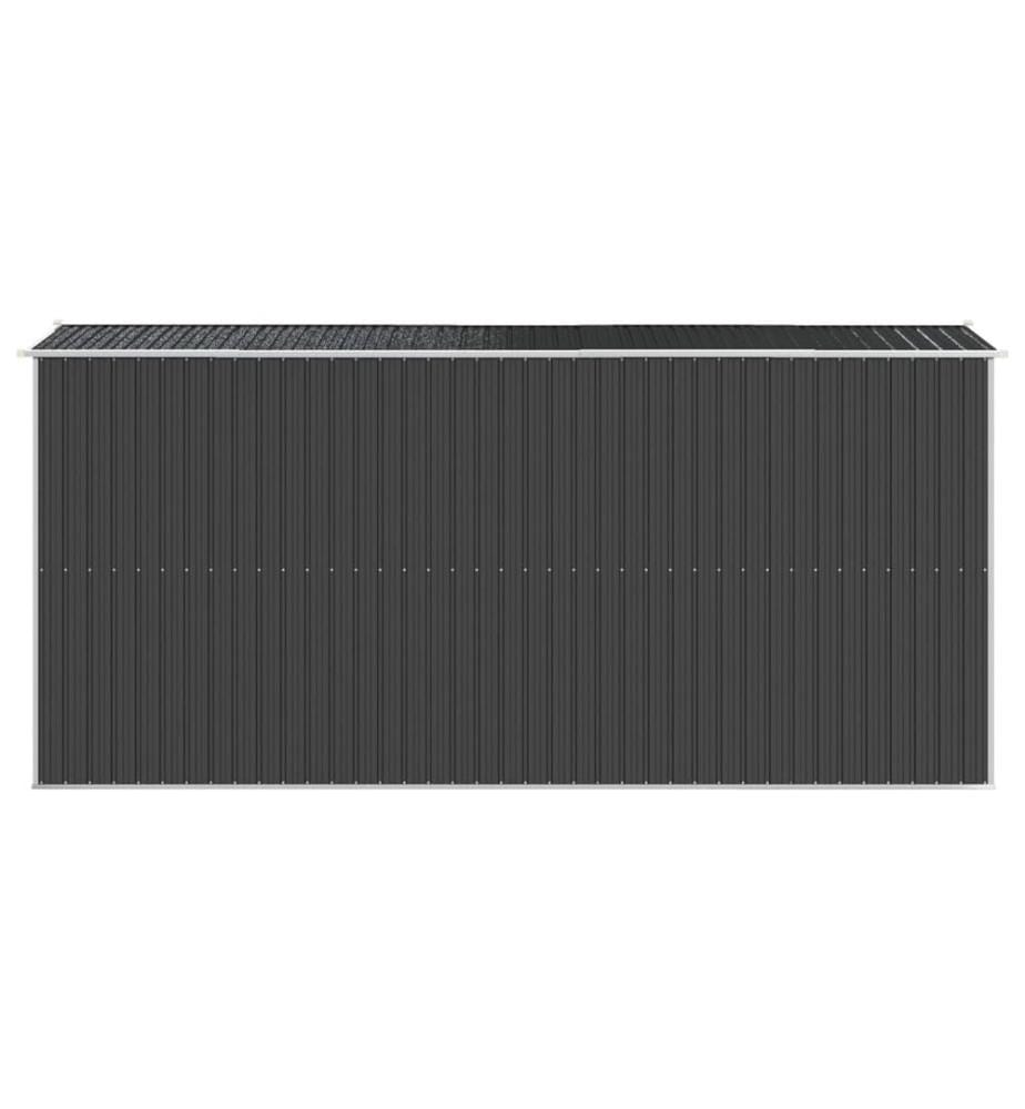 Abri de jardin Anthracite 192x440x223 cm Métal galvanisé