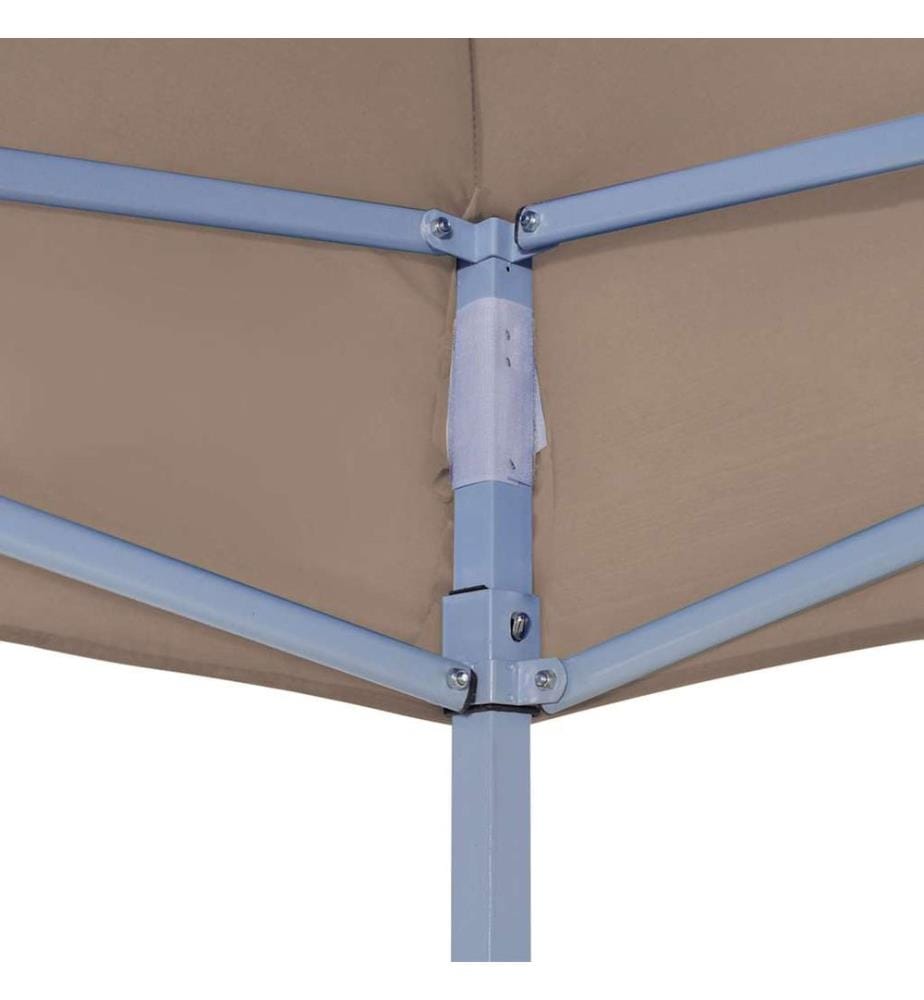 Partyzelt-Dach 2x2 m Taupe 270 g/m²