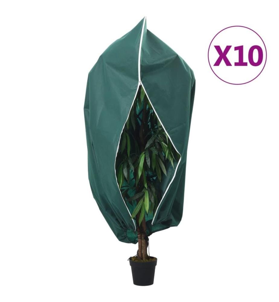 Wintervlies mit Reissverschluss 10 Stk. 70 g/m² 3,93x3 m