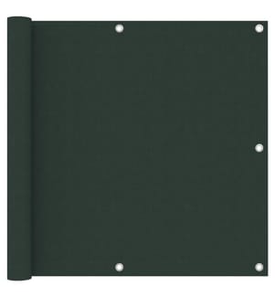 Écran de balcon Vert foncé 90x300 cm Tissu Oxford