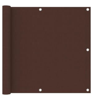 Écran de balcon Marron 90x300 cm Tissu Oxford