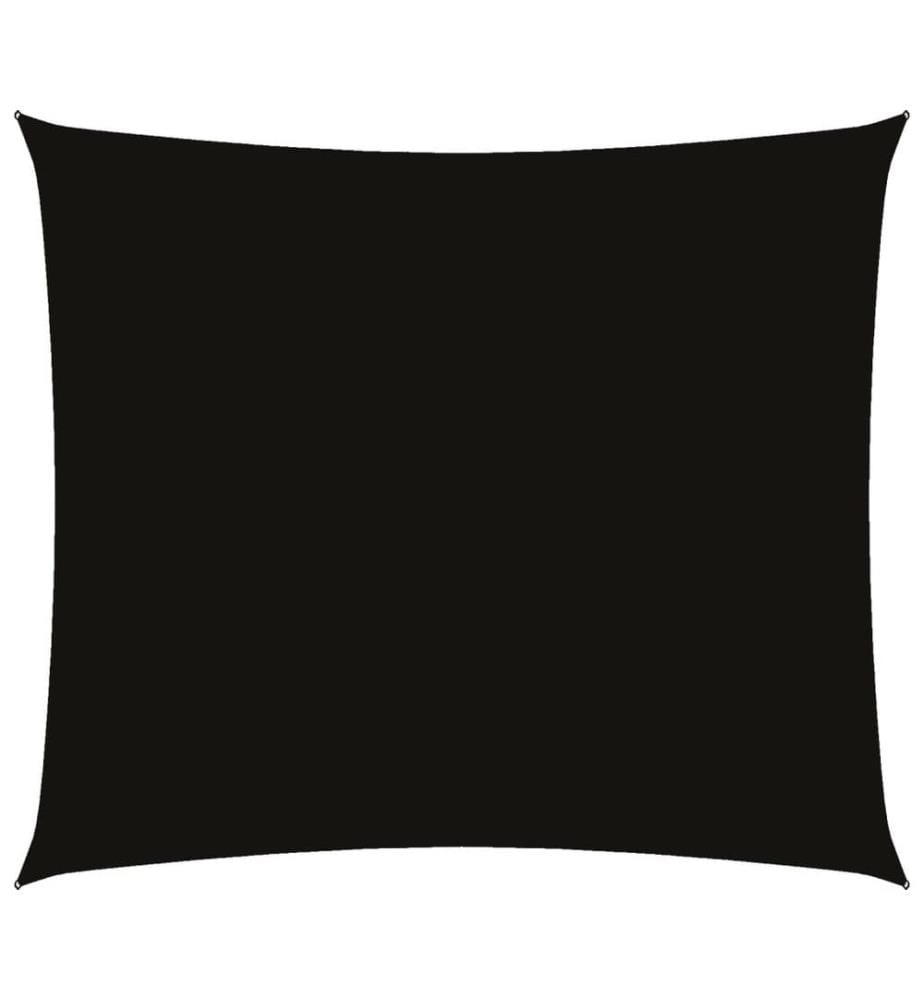 Sonnensegel Oxford-Gewebe Rechteckig 2x2,5 m Schwarz