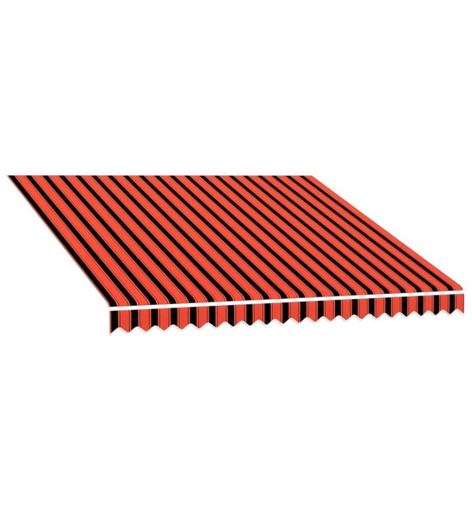 Markisenbespannung Canvas Orange & Braun 300x250 cm