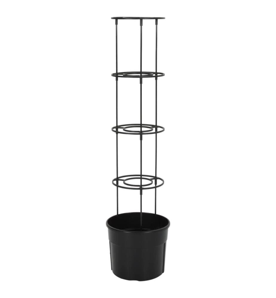 Tomatentopf Anthrazit Ø29,5x115 cm Polypropylen