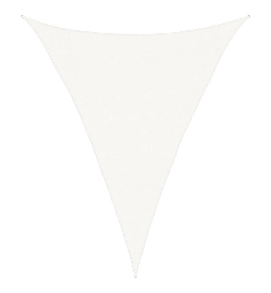 Sonnensegel 160 g/m² Weiss 3x4x4 m HDPE
