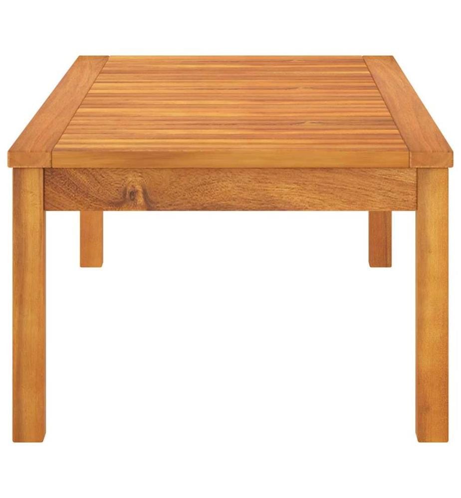 Table basse 100x50x33 cm bois d'acacia massif