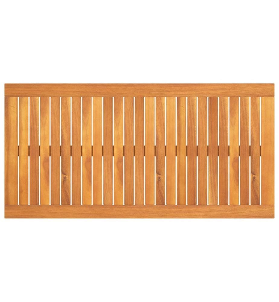 Table basse 100x50x33 cm bois d'acacia massif