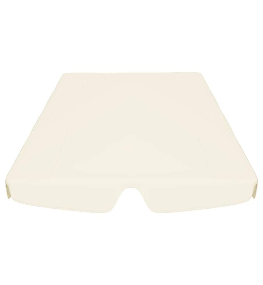 Ersatzdach für Hollywoodschaukel Creme 150/130x105/70 cm