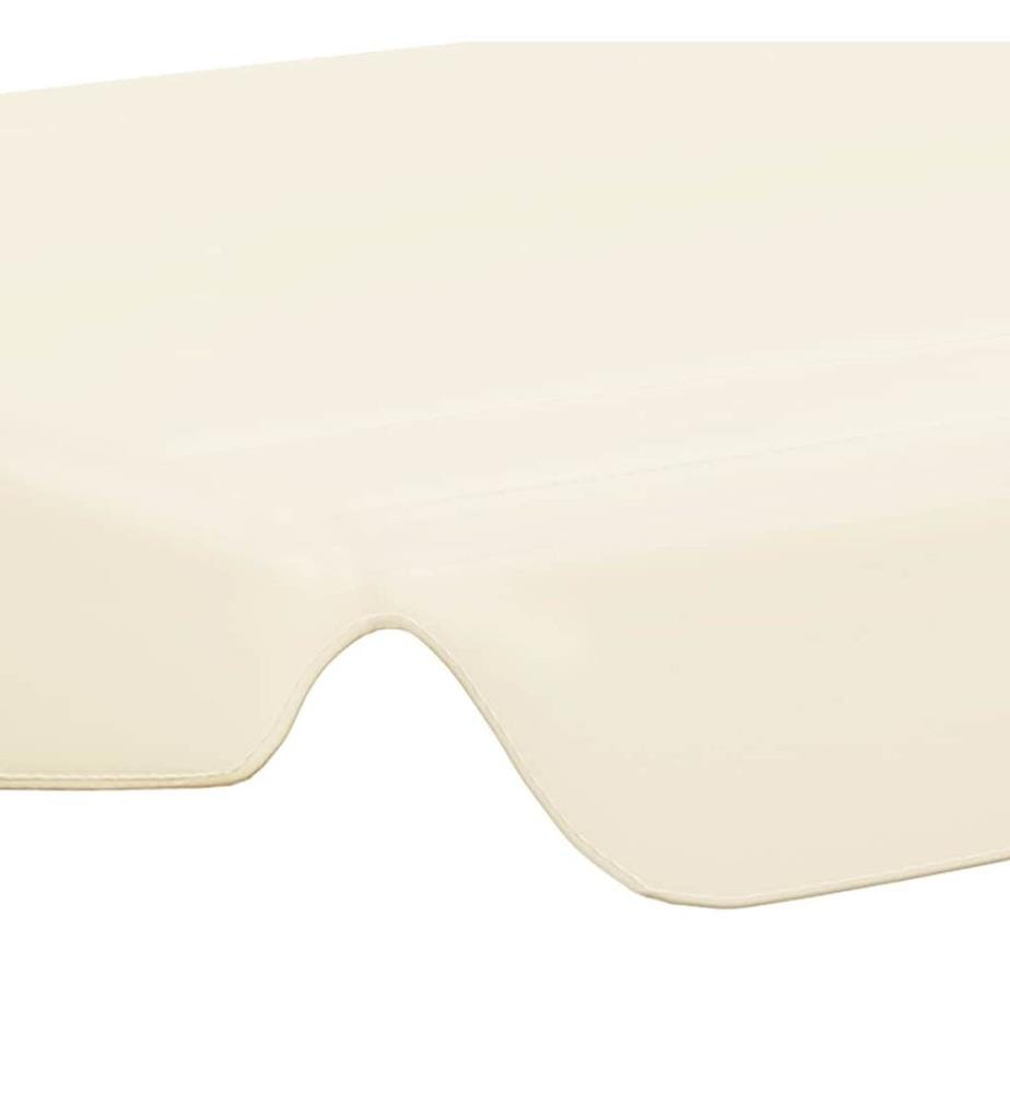 Ersatzdach für Hollywoodschaukel Creme 150/130x105/70 cm