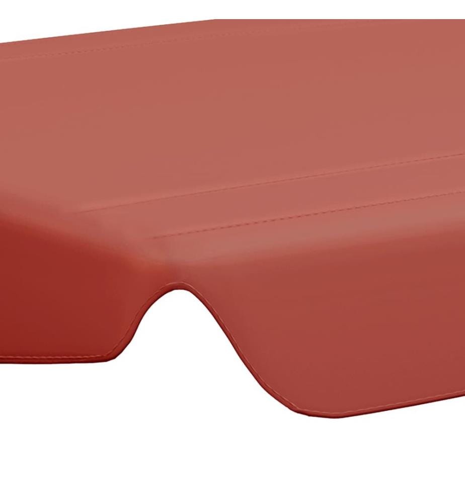Ersatzdach für Hollywoodschaukel Terracotta 150/130x105/70 cm
