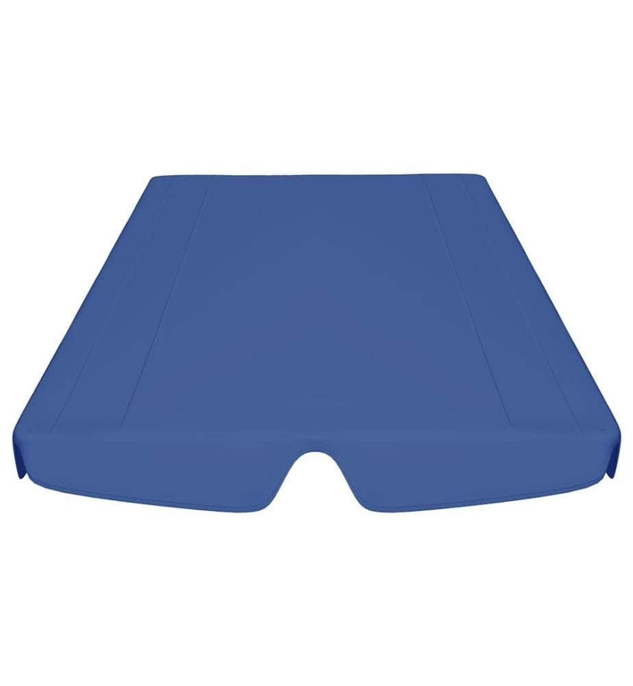 Ersatzdach für Hollywoodschaukel Blau 150/130x105/70 cm