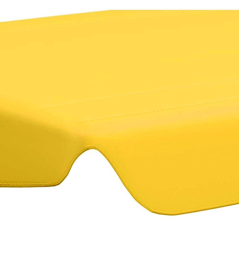 Ersatzdach für Hollywoodschaukel Gelb 150/130x105/70 cm