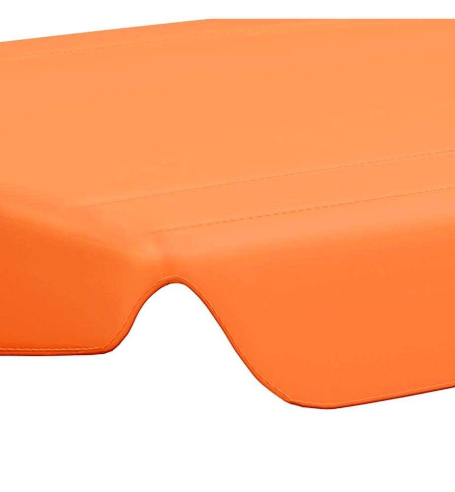 Ersatzdach für Hollywoodschaukel Orange 150/130x105/70 cm