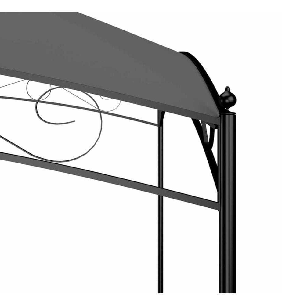 Pavillon 3x4x2,65 m Anthrazit 180 g/m²