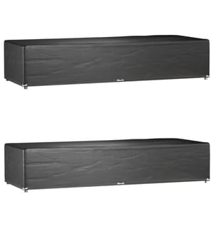 Abdeckungen für Sonnenliegen 2 Stk. 12 Ösen 205x75x40 cm