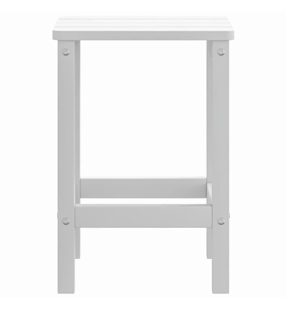 Adirondack-Gartentisch Weiss 38x38x46 cm HDPE
