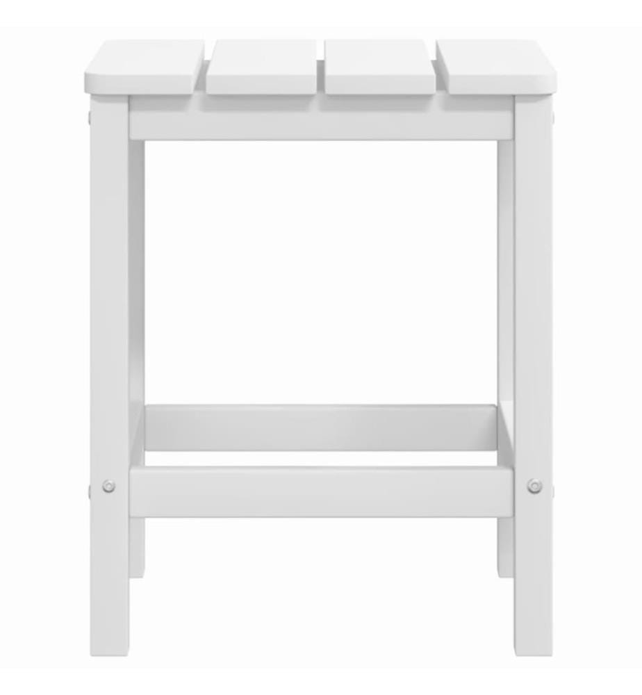 Adirondack-Gartentisch Weiss 38x38x46 cm HDPE