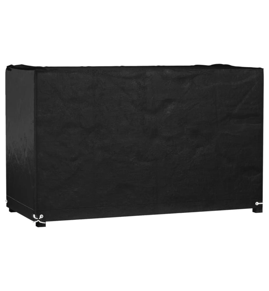 Gartenmöbel-Abdeckung 8 Ösen 125x55x75 cm Rechteckig