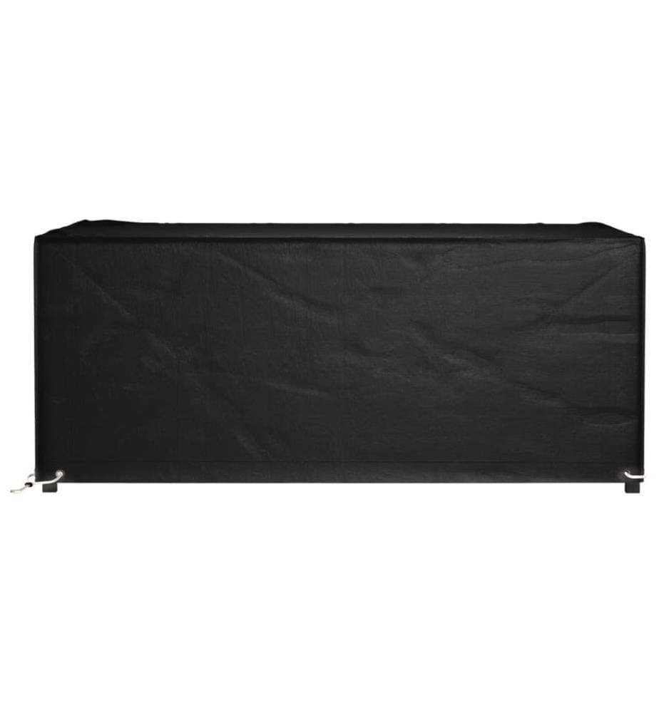 Housse de salon de jardin 8 oeillets 180x122x75 cm rectangulaire