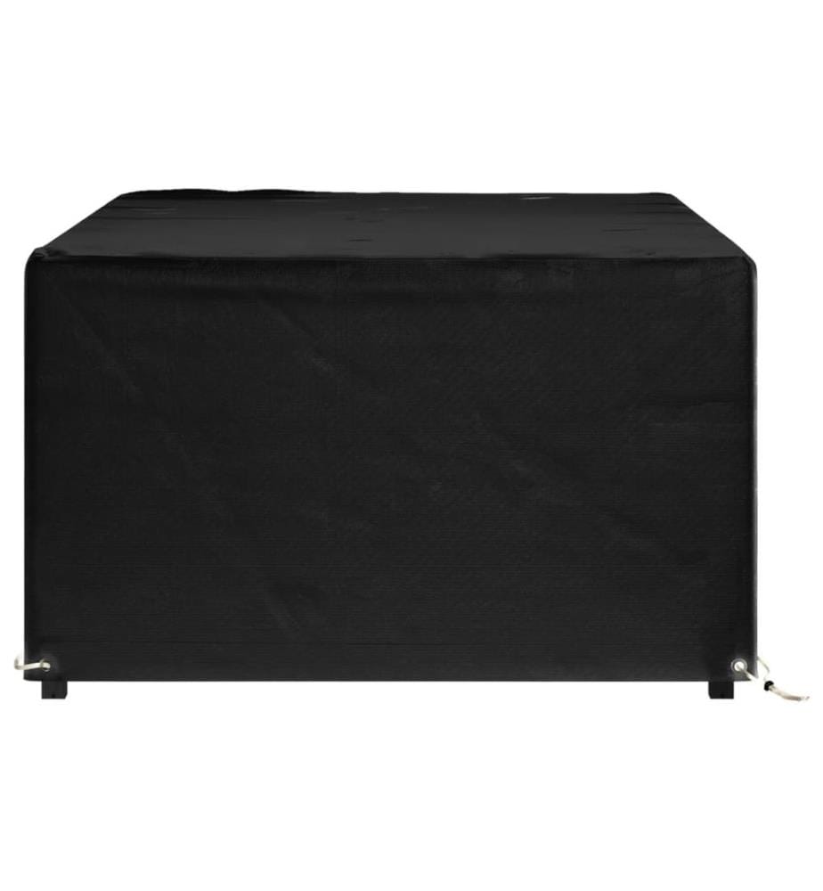 Housse de salon de jardin 8 oeillets 180x122x75 cm rectangulaire