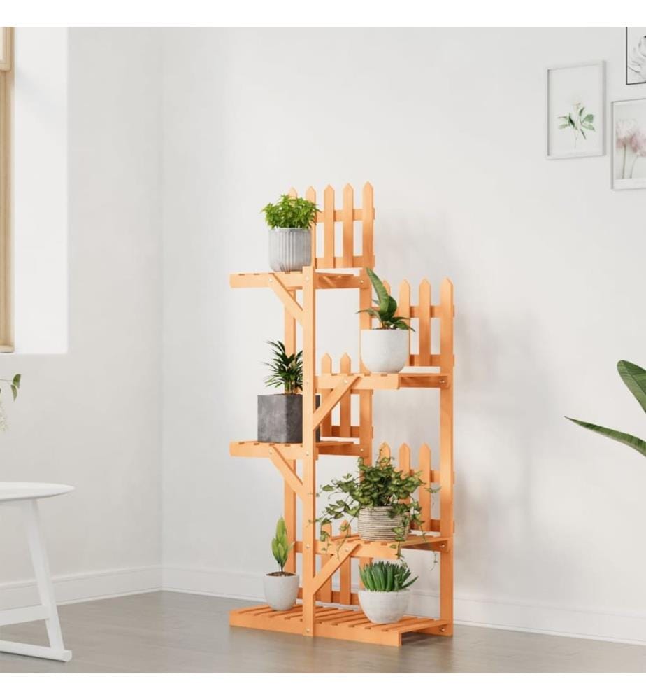 Blumenständer 60x25x130 cm Massivholz Tanne