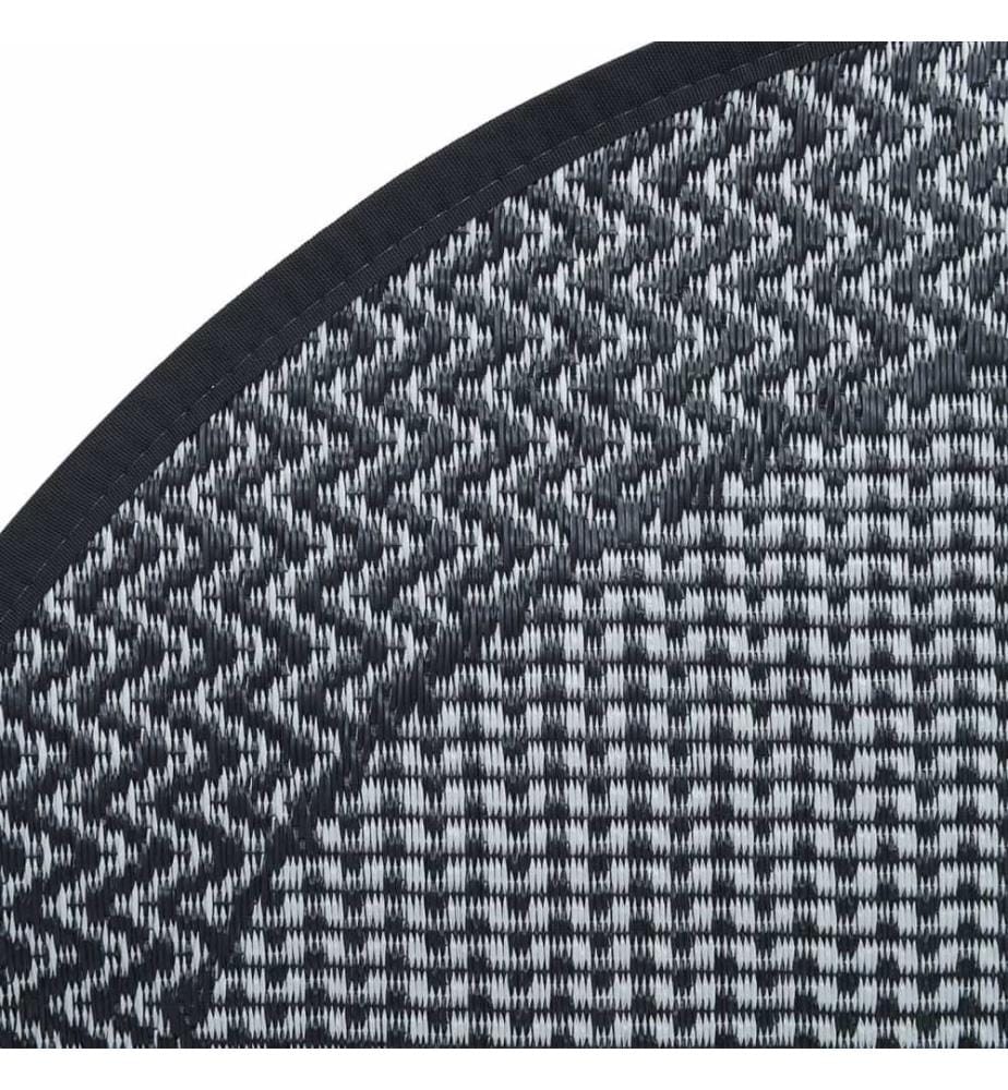 Outdoor-Teppich ARAKIL Grau Ø120 cm PP