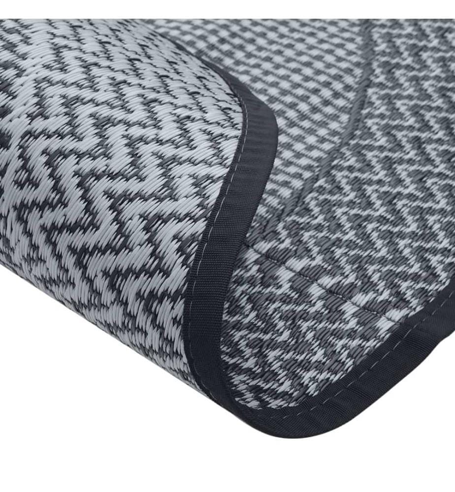 Outdoor-Teppich ARAKIL Grau Ø120 cm PP