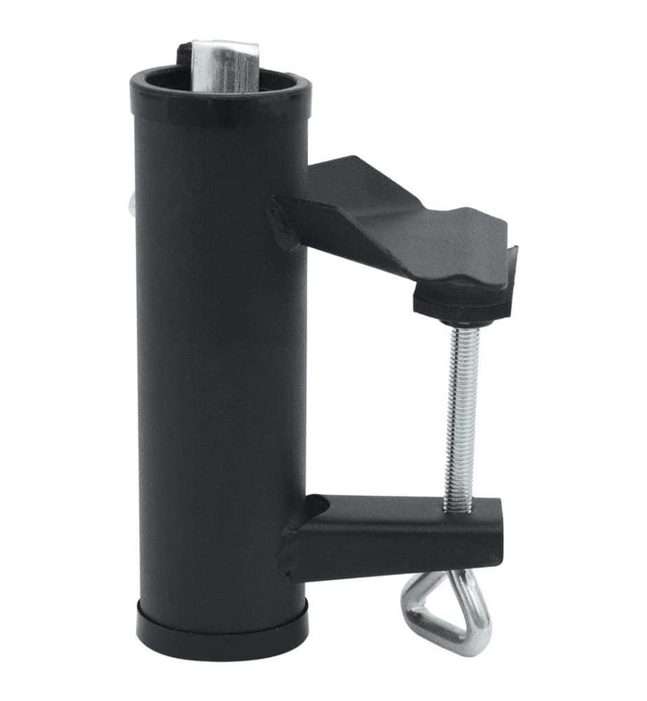 Sonnenschirmhalter für Balkon 2 Stk. 25-38 mm Stahl