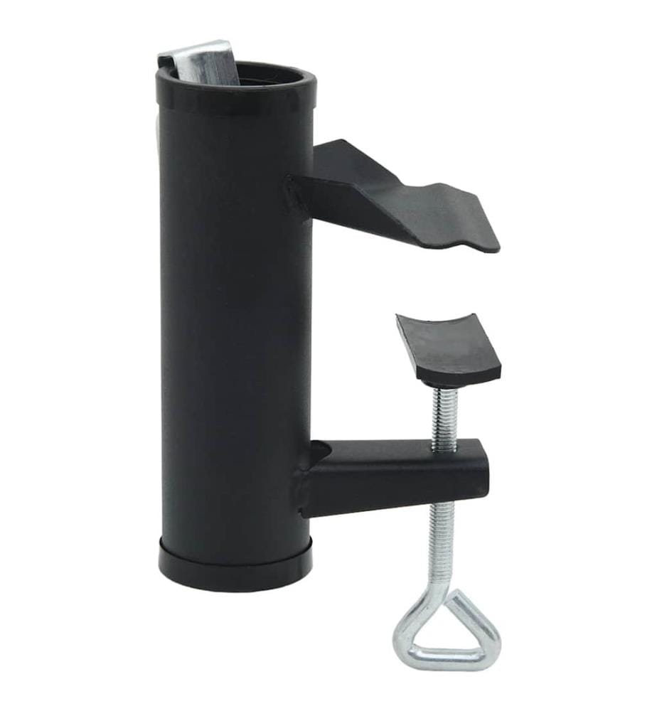 Sonnenschirmhalter für Balkon 2 Stk. 25-38 mm Stahl